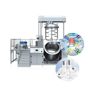 Buy cheap Automatic Toothpaste Cream Shampoo Detergent Vacuum Ultrasonic Emulsifier Machine from wholesalers