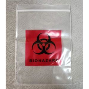 Buy cheap Biohazard 4 Layer Specimen Transport bag, pe glove, pe packaging, pe bags on roll, disposable PE gloves, disposable bag from wholesalers