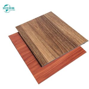 Buy cheap Fire Resistance Class B1 Or Higher Wood Grain ACP Various Wood Grain Patterns Weight Range 3.5 To 5.5 Kg per Square Meter from wholesalers