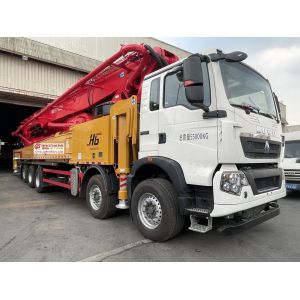Buy cheap Condition 75m Concrete Pump Truck with High Productivity and Cylinder Type Structure from wholesalers