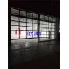 Aluminium glass Garage Doors With powder coated color and Remote Control for construction for sale