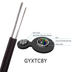 Buy cheap Gyxtc8y Center Tube Fiber Cable G652D With Cross Section from wholesalers