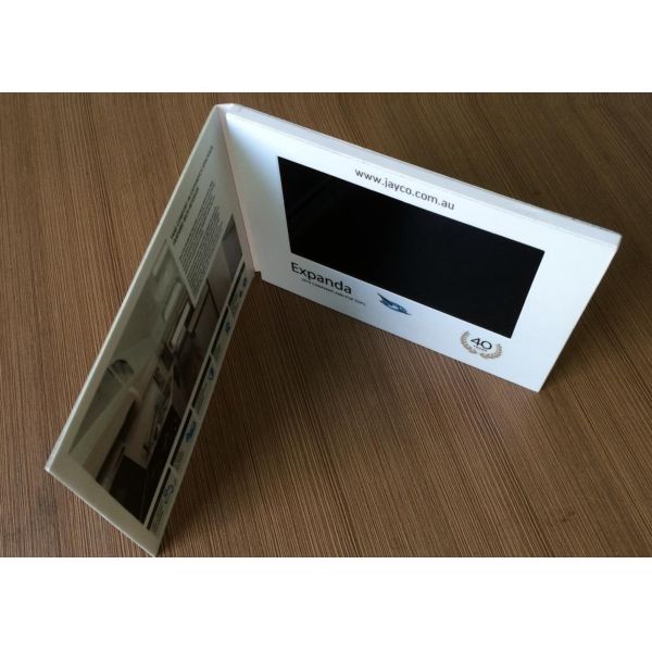 Creative Interactive Video Brochure 7'' screen Button control video graphic
