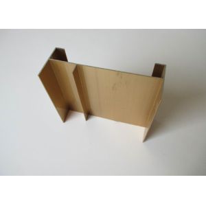 Buy cheap Golden Anodized Aluminium Track Extrusions Mill Finish OHSAS ISO9001 Certification from wholesalers