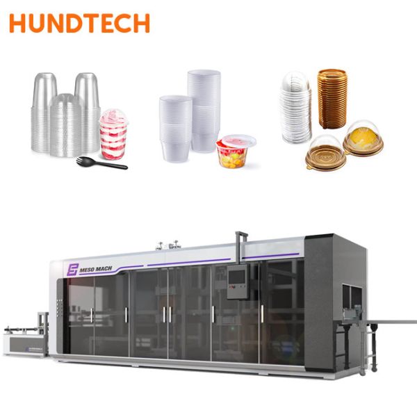 Environmental Protection Eco Bops Thermoforming Machine 12T Thermoforming