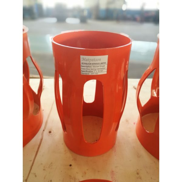 Buy cheap 3 Section Structure Spiral Glider Centralizer , Red Pipe Centralisers from wholesalers