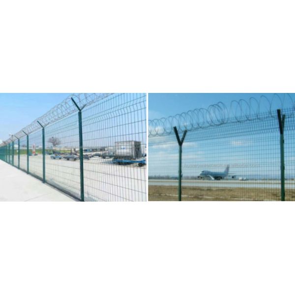 5mm Corrosion Resistant No Climb Security Fence For Airport