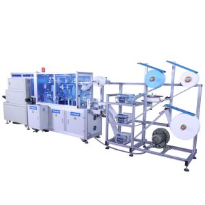 China 380V 3 Ply Mask Production Machine 13KW Fully automation Two Into One on sale