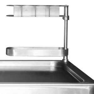 Buy cheap Commercial Kitchen Multifunctional Mobile Teppanyaki Grill Table with Double Furnace from wholesalers