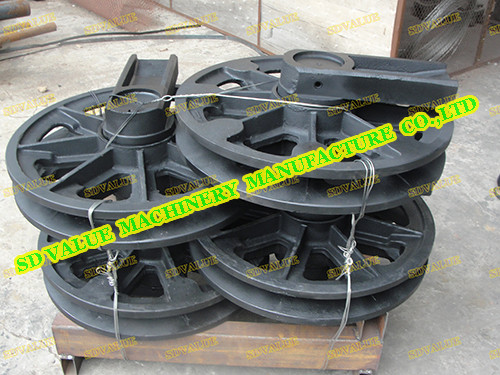 Buy cheap HITACHI SUMITOMO Crawler Crane SCX700-2 Front Idler Assy from wholesalers