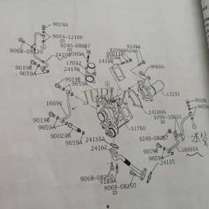 Buy cheap Vhs166913740 Turbo Coolant Pipe , Sk200-8 Turbo Coolant Hose from wholesalers