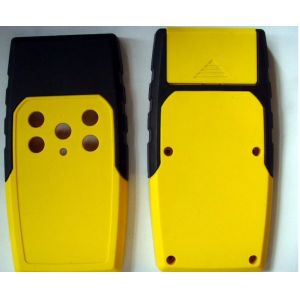 Yellow Plastic 2K Injection Molding , Overmoulding 2 Shot Injection Molding