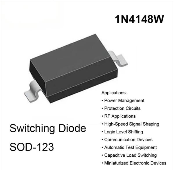 Buy cheap 1N4148W SOD-123 Fast Switching Diode Switching Diode Manufacturer from wholesalers