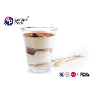 Buy cheap One Piece Plastic Champagne Glasses Dia 8.3cm 35g FDA LFBG Certificate from wholesalers