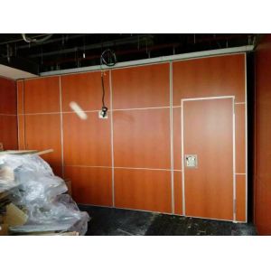 Buy cheap Sliding Movable Office Acoustic Room Dividers with Aluminium Track Melamine Surface from wholesalers