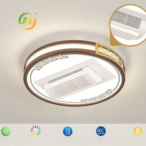 Buy cheap SENKAI New Chinese Style Fan Lamp Living Room Ginkgo Decoration Lamp New Creative Smart Invisible Living Room Bedroom from wholesalers