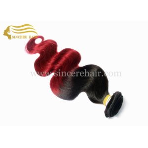 Buy cheap 20 Inch Hair Weft Extensions for Sale, Hot Selling 50 CM Body Wave OMBRE Remy Human Hair Weft Extensions For Sale product