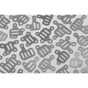China Custom Stainless Steel Stamped Brackets – Precision Cut Structural Link Plates & Slotted Mounting Shims for Mechanical and Industrial Assemblies on sale