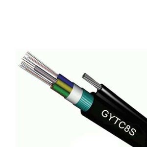 Buy cheap GYTC8S Outdoor Armoured Aerial Optical Fiber Cable 24 Core Multimode from wholesalers