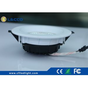 Adjustable Recessed LED Downlight For Home / Bathroom IP20 SDCM < 5