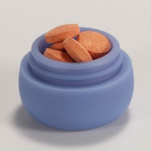 Buy cheap 30ml Leak Proof Silicone Travel Jar with Screw Lid, 48x43mm from wholesalers