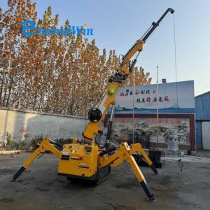Buy cheap Electric And Diesel Power Spider Crawler Crane With 3 Ton 5 Ton 8 Ton Lifting Capacity from wholesalers