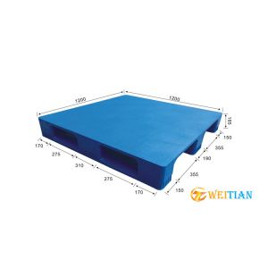 Buy cheap HDPE Stackable Nestable Plastic Pallet 1200x1200 Heavy Duty Ergonomic from wholesalers