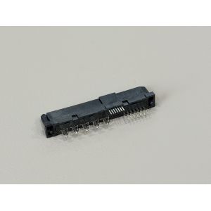 High-Speed SAS 29P IDC Female Cable Connector 180° with Peg, Phosphor Bronze