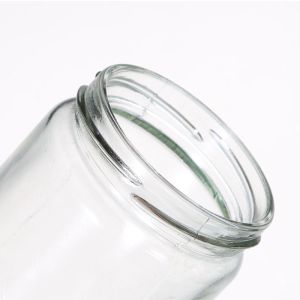 Buy cheap 350ml 450ml Honey Glass Packaging Jars With Metal Lid from wholesalers