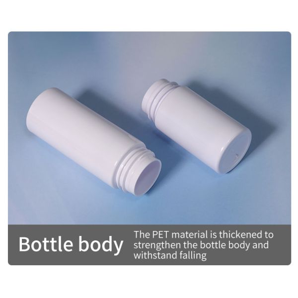 Sealing Type White Plastic Shampoo Bottles 100ml - 200ml Foam Pump Bottle With Foam Pump Head