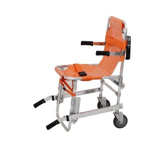 Buy cheap Orange Stair Climbing Stretcher Manual Wheelchair With Stretcher Model For product