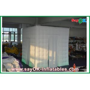 Buy cheap Party Photo Booth Oxford Cloth / PVC Coated Mobile Photo Booth Inflatable Attractive With 2 Doors from wholesalers