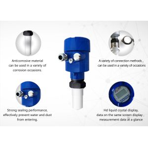 Buy cheap 4-20mA NUOYING 26GHz NYRD805 Radar Level Sensor Transmitter suitable for various corrosion liquid with PTFE material Antenna from wholesalers