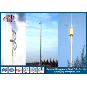 Buy cheap Customizable Broadcast Transmission Antenna Poles Towers Monopole Tower from wholesalers