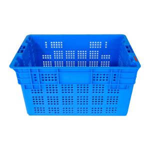 Buy cheap Mesh Style Dislocation Storage Plastic Moving Crate for Fruit in Customized Color from wholesalers