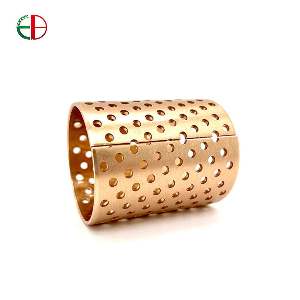 Heavy-duty bronze bushings for punching and forging presses are resistant to