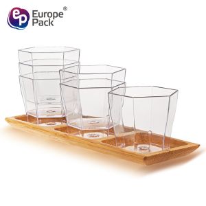 Buy cheap New style high quality transparent disposable plastic 60ml hexagon cup from wholesalers