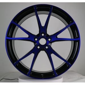 Buy cheap 17-22 inch pepsi color 1 piece  forged alloy car wheel rim for customized from wholesalers