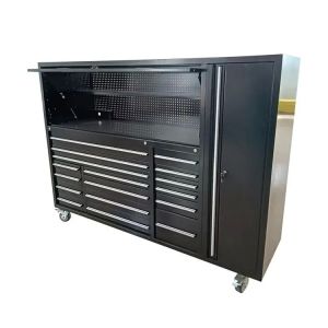 Buy cheap Power Coated Metal Garage Cabinets with Sliding Doors DIY Tool Box in Silver Finish from wholesalers