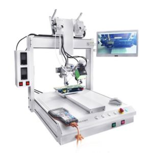 Buy cheap LCD Display Automated Soldering Systems 100W PCB Board Soldering Machine User Friendly product