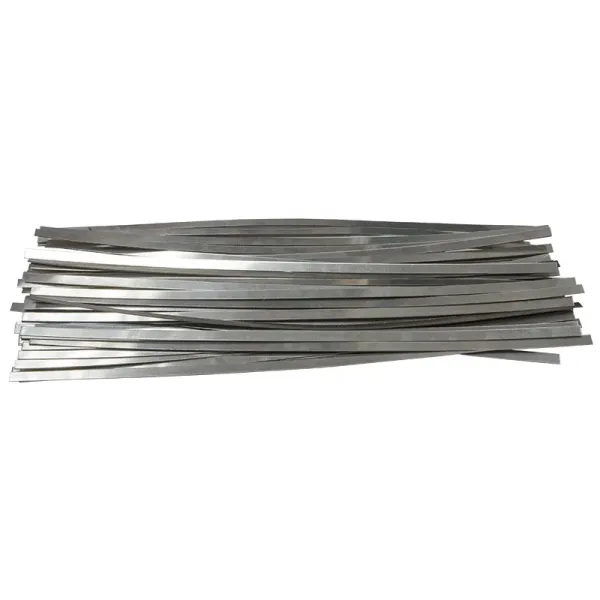 Custom Made Pure Nickel Strip Shiny Surface Density 250g/m2 for High Temperature