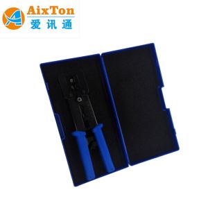 RJ45 Pass Through Crimping Tool For RJ11 RJ12 Regular / End Pass Through