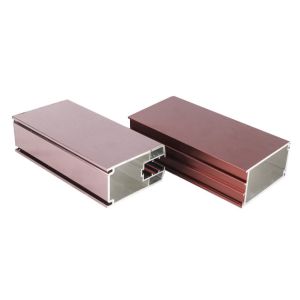 Buy cheap Wooden Grain Transfer Aluminium Window Extrusion Profile 6063-T5 from wholesalers