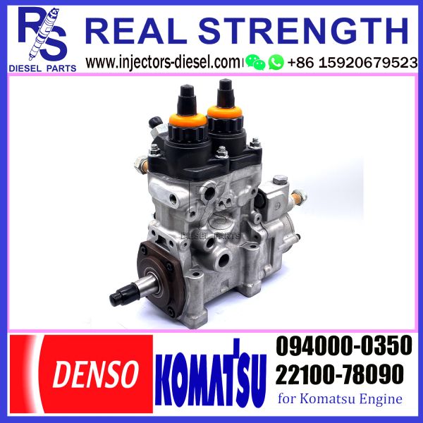 DENSO pump 094000-0350 22100-78090 Common Rail Diesel Pump 094000-0350 22100-78090 for Komatsu