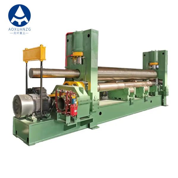 Quality Upper Roller Universal Hydraulic 3 Roller Plate Bending Machine PLC for sale