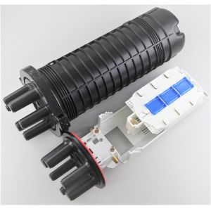 3 in and 3 out Dome Optical Splice Closure with 216 cores