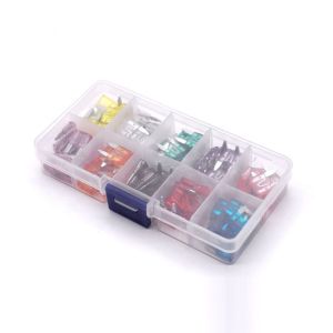 Buy cheap 50pcs 100pcs 120pcs Micro2 Micro3 Low Profile Mini Medium Blade Car Auto Mini Medium Blade Car Auto Fuse Kit Box from wholesalers