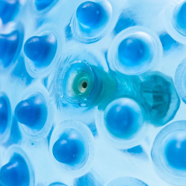 Transparent Massage Toy Ball Soft Touch 6 " PVC For Kids Games