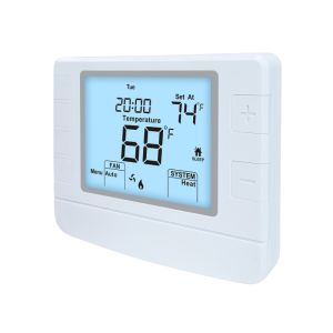 Riseem Customizable 7 Day Programmable Thermostat with G Terminal Designations