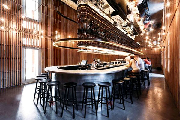 Quality Special Shape Wine Cellar Racks Wall Mounted Matt Black for sale